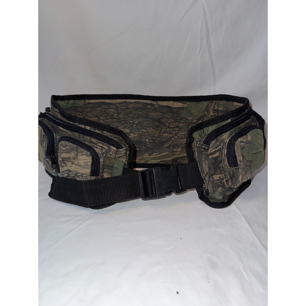 Conceal Fanny Pack Belt Bag Green Trebark Camo Hunting Waist‎ Bag 10.5" x 5" - Picture 8 of 9